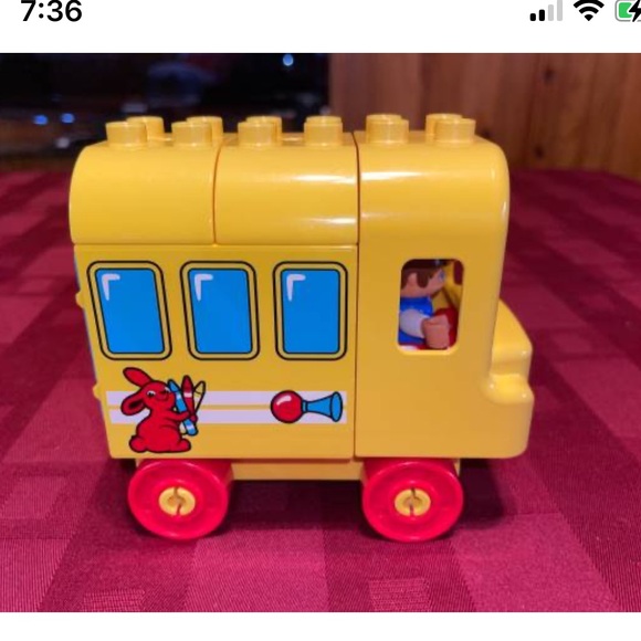 Lego Duplo (#10603) ABC’s School Bus Set - Picture 6 of 11